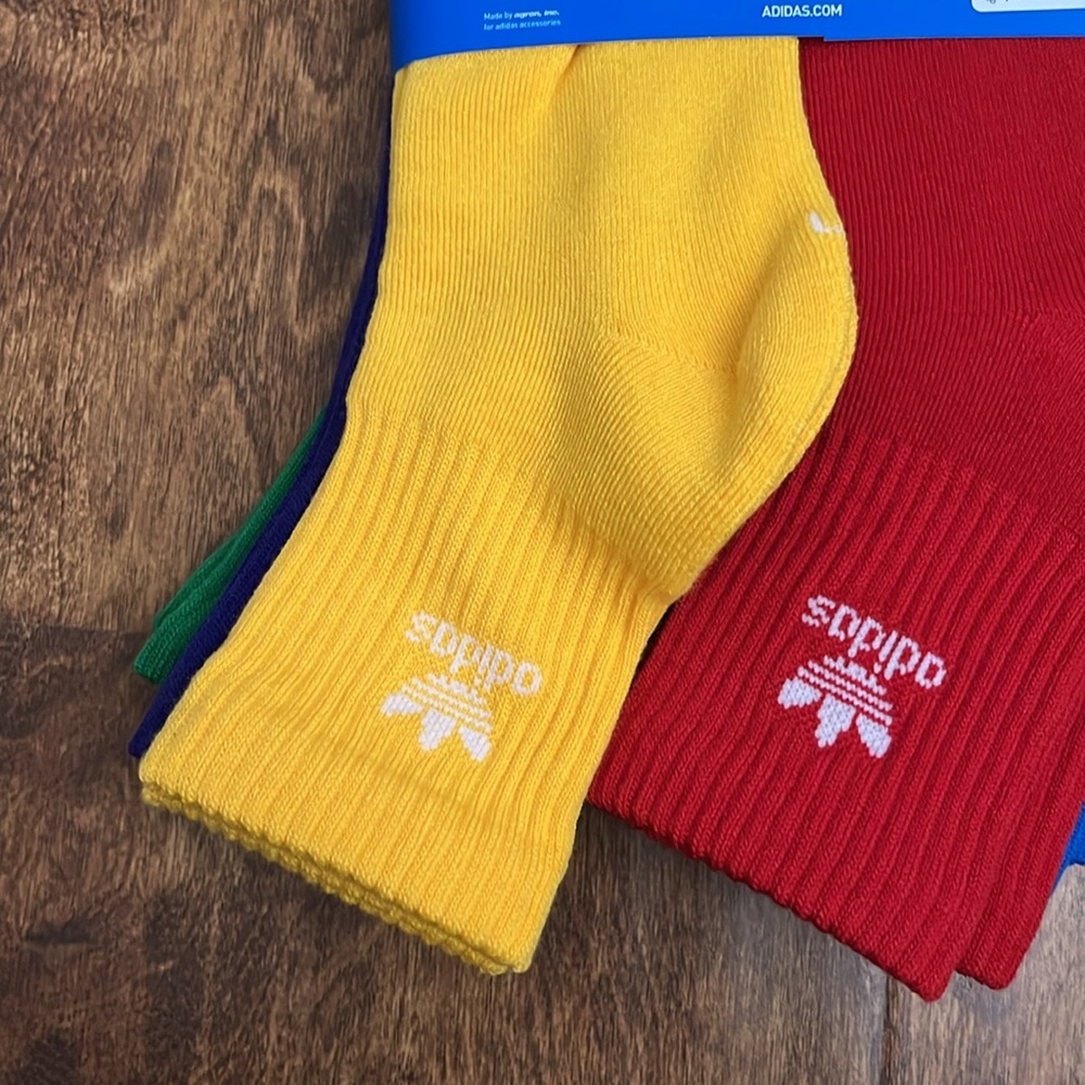 Adidas Originals Quarter Multi Sport Socks 6 Pack - Picture 13 of 17